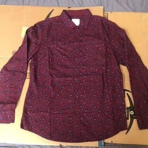 Men’s large floral print shirt